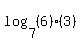 log%287%2C%286%29%283%29%29