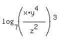 log%287%2C+%28%28x%2Ay%5E4%29%2Fz%5E2%29%5E3%29