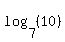 log%287%2C+%2810%29%29