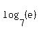 log%287%2C+%28e%29%29