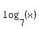 log%287%2C+%28x%29%29