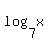 log%287%2C+x%29