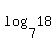 log%287%2C18%29
