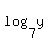 log%287%2Cy%29