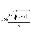 log%288%2Aroot%284%2C%28x-2%29%29%2Fx%29