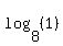 log%288%2C%281%29%29