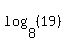 log%288%2C%2819%29%29