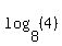 log%288%2C%284%29%29
