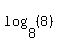 log%288%2C%288%29%29