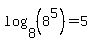 log%288%2C%288%5E5%29%29=5