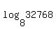 log%288%2C+32768%29
