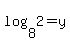 log%288%2C2%29+=+y
