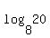 log%288%2C20%29
