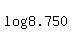 log%288.750%29