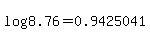 log%288.76%29=0.9425041