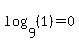log%289%2C%281%29%29=0