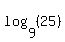 log%289%2C%2825%29%29