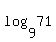 log%289%2C71%29