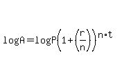 log%28A%29=log%28P%281%2B%28r%2Fn%29%29%5E%28n%2At%29%29