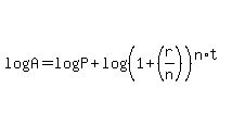 log%28A%29=log%28P%29%2Blog%28%281%2B%28r%2Fn%29%29%5E%28n%2At%29%29%29
