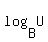 log%28B%2CU%29