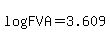 log%28FVA%29+=+3.609