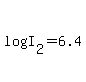 log%28I%5B2%5D%29=6.4