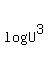 log%28U%5E3%29