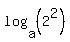 log%28a%2C%282%5E2%29%29