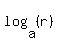 log%28a%2C%28r%29%29