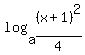 log%28a%2C%28x%2B1%29%5E2%2F4%29