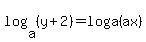 log%28a%2C%28y%2B2%29%29=log%28a%28ax%29%29