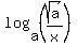 log%28a%2C+%28sqrt%28a%29%2Fx%29%29