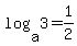 log%28a%2C3%29=1%2F2