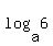 log%28a%2C6%29