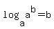 log%28a%2Ca%5Eb%29+=+b