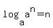 log%28a%2Ca%5En%29+=+n