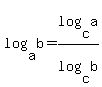 log%28a%2Cb%29=log%28c%2Ca%29%2Flog%28c%2Cb%29