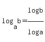 log%28a%2Cb%29+=+log%28b%29%2Flog%28a%29
