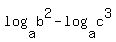 log%28a%2Cb%5E2%29-log%28a%2Cc%5E3%29