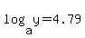 log%28a%2Cy%29+=+4.79