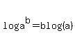 log%28a%5Eb%29=blog%28a%29