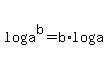 log%28a%5Eb%29+=+b%2Alog%28a%29+
