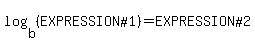 log%28b%2C%28%22EXPRESSION%231%22%29%29+=+%22EXPRESSION%232%22