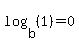 log%28b%2C%281%29%29=0