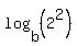 log%28b%2C%282%5E2%29%29