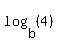 log%28b%2C%284%29%29