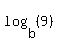 log%28b%2C%289%29%29