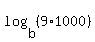 log%28b%2C%289%2A1000%29%29