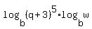 log%28b%2C%28q%2B3%29%5E5%29log%28b%2Cw%29